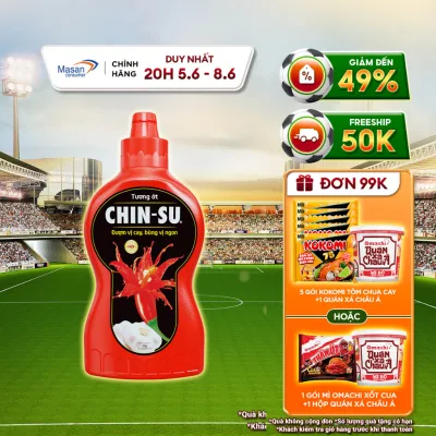 Tương Ớt CHIN-SU chai 2kg (Bao bì có thể thay đổi theo đợt nhập hàng)