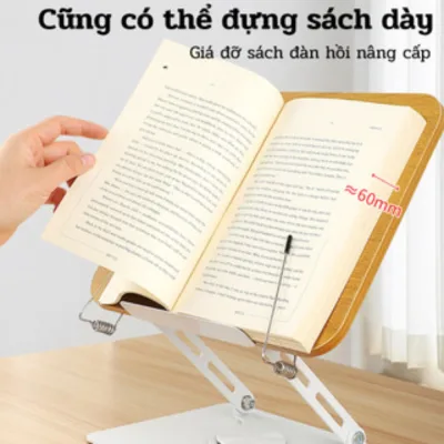 Giá Đỡ Sách Đọc Sách Học Sinh Trẻ Em, Đỡ Máy Tính Bảng iPad, Chống Mỏi Cổ Gù Lưng, Góc Nhìn Tối Ưu, Chất Liệu Cao Cấp, Thiết Kế Chắc Chắn, Phù Hợp Bàn Học Phòng Khách Văn Phòng Học Online