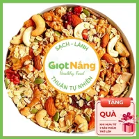 Granola Ngũ Cốc Ăn Sáng Các Loại Hạt Và Trái Cây Ngon Giòn từ Nông Sản Giọt Nắng