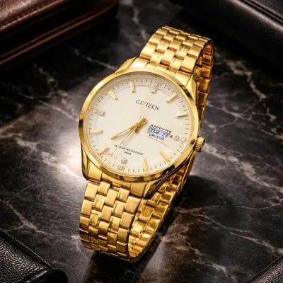 Citizen Sapphire Men's Watch with Luxury Waterproof Steel Strap