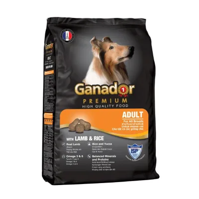 Hạt cho chó Ganador Adult Thức ăn cho chó trưởng thành vị Cừu và gạo 3kg Petemo Pet Shop
