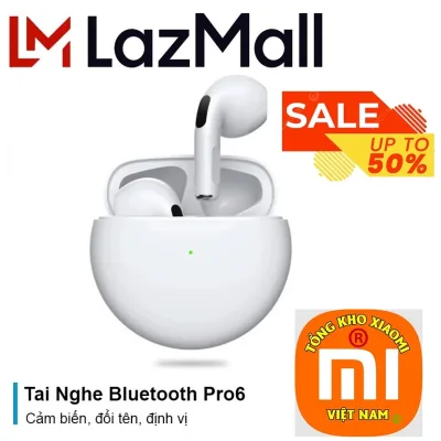 All-Products XIAOMl Đặc Biệt LazMall Tai Nghe Bluetooth Không Dây Xiaomi Pro 6, Bản Quốc tế Âm Thanh Chuẩn HIFI Dùng Cho Mọi Thiết Bị Nghe Nhạc Cực Hay, Tiện Dụng - Cảm Biến, Đổi Tên - Nhiều Màu, Lọc Tiếng Ồn