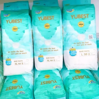Tã bỉm yubest gold mẫu mới cải tiến cho bé. Size s/M dán/M60/L52/xl46/xxl44/xxxl42. bỉm thỏ bỉm sơn Nữ supdry xanh