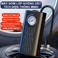 Máy bơm hơi ô tô không dây, bơm đa năng dễ dàng sử dụng mọi lúc 