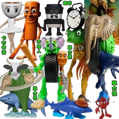 Nóng AI Bộ Mô Hình Đồ Chơi Tung Tung Tung Saur Nhân Vật Hành Động Tralaero Tralala Bombardier Crocodilo Boneca Ambalabu Schimpanzini Banannini 3D In Đồ Chơi Mô Hình Sưu Tập Đồ Chơi Quà