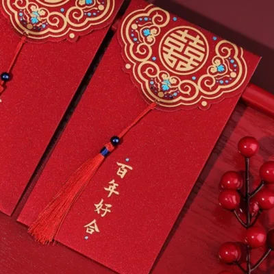 Lì xì đỏ may mắn, lì xì ăn hỏi trao duyên đám cưới loại cao cấp