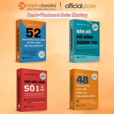 Combo Flashcard Sales Mastery – Làm chủ kỹ năng bán hàng và phát triển mô hình kinh doanh (Alpha Books)