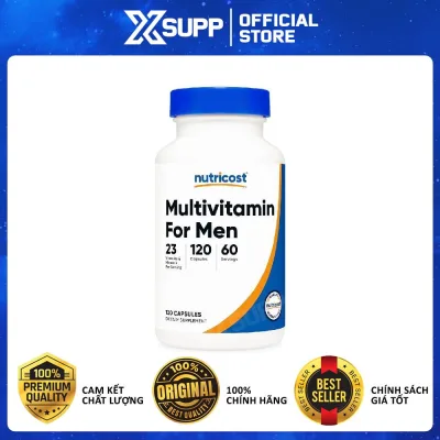 Nutricost Multivitamin for Men 120 Tablets – Genuine Men's Multivitamin