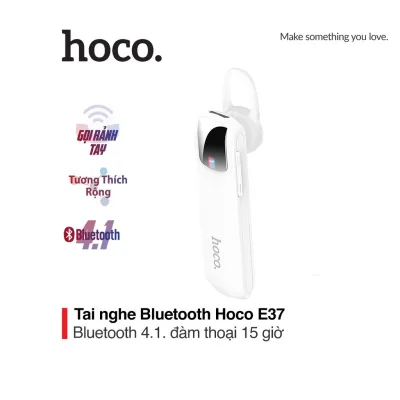 Tai nghe Bluetooth V4.1 Hoco E37 pin 170mAh đàm thoại lâu âm thanh sống động trung thực