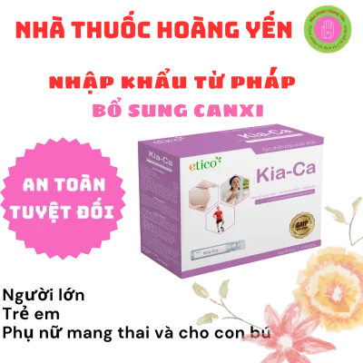 Bổ Sung Canxi, Vitamin K2 (MK7) - Vitamin D3; Canxiglucoheptonate - KIA CANXI