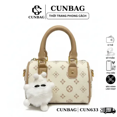 Túi Xách Nữ Cầm Tay Đeo Chéo Hoạ Tiết Sang Chảnh CUN633