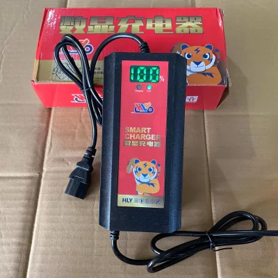 Sạc xe điện 48v đến 60v từ 12ah-30ah chính hãng BLQ báo phần trăm pin chống phồnb bình, bảo dưỡng bình