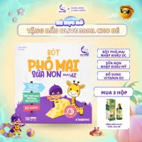 Bột Phô Mai Sữa Non NutriAZ Cho Bé Ăn Dặm Nguyên Liệu Nhập Khẩu Hỗ Trợ Phát Triển Chiều Cao Cho Bé Từ 6 Tháng Tuổi