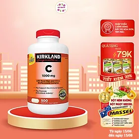 Vitamin C Kirkland Signature Tăng cường sức đề kháng, Sáng da, Chống lão hóa - QuaTangMe Extaste