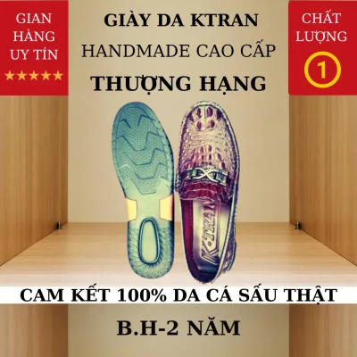 Men's Crocodile Leather Loafers, Code Kcs03, Men's Office Dress Shoes Made of Crocodile Leather in African Plum Brown Color, High-Quality Vietnamese Products.