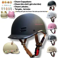 Nón Bảo Hiểm Kiểu Dáng Cá Heo Chính Hãng CR HELMET CAMRY- Bảo Hành 12 tháng