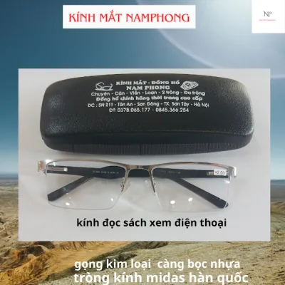 Kính mắt, Kính viễn thị lão Mắt khị, đọc sách xem điện thoại gọng nửa vành đủ số từ +075 đến +400