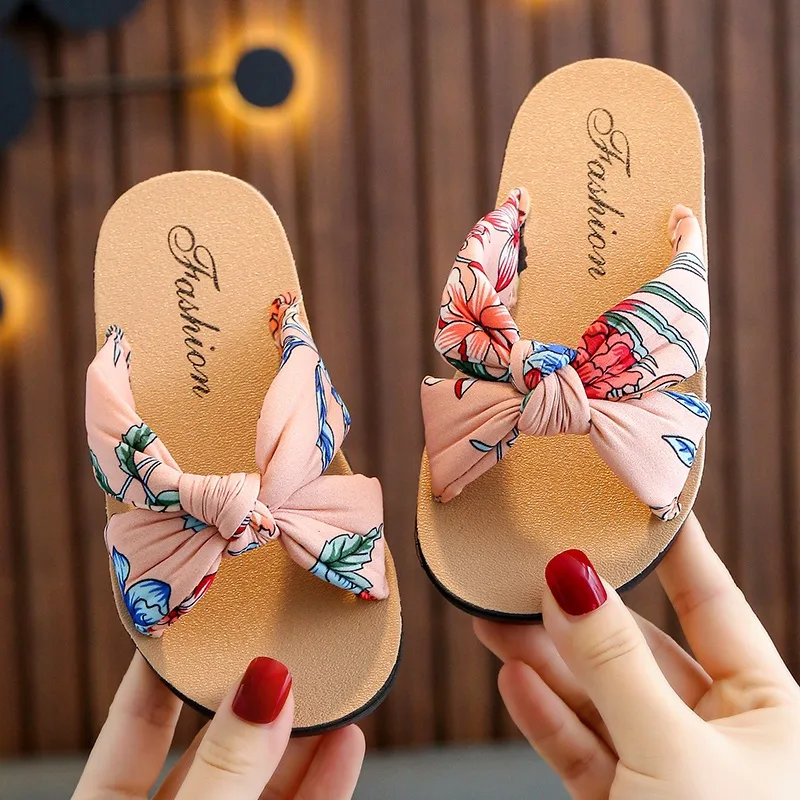 Dép Xốp Mềm Thoải Mái In Họa Tiết Phong Cách Bohemian Dành Cho Bé Gái