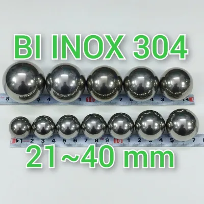 Bi thép không gỉ inox 304 size 21~40 mm dùng trong thiết bị y tế, thực phẩm, linh kiện, tập tay trị liệu...