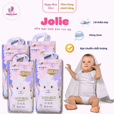 4 Packs of Cheap Diaper Pants, Jolie Diapers Made in the Uk, High Quality - Soft, Thin, Good Absorbency, All Sizes from m to 4XL