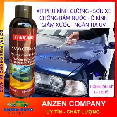 Chai xịt phủ nano chống đọng nước kính ô tô, xe máy, chống bám nước gương chiếu hậu kính xe, Mũ bảo hiểm – Seashop9x