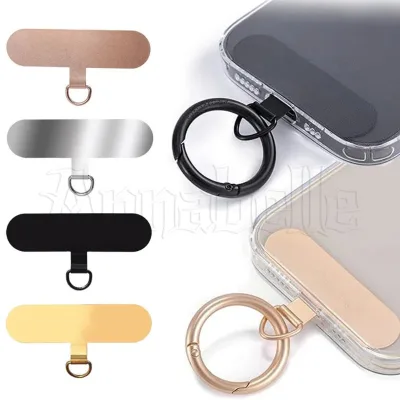 Gioăng Dây Điện Thoại - Đa Năng, Chống Rơi, Kim Loại, Di Động, Siêu Mỏng - Thẻ Dây Điện Thoại - Kẹp Thẻ Dây Treo Điện Thoại Di Động - Phụ Kiện Chống Mất Bằng Thép Không Gỉ