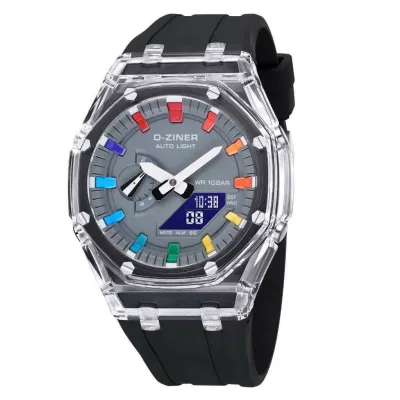Genuine D-Ziner Dz8336 Men's Sports Watch, Durable, 100m Water Resistant, with Tin Box and 5-Year Warranty