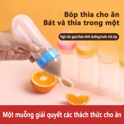 Bình thìa ăn dặm silicon Bình thìa ăn dặm silicon cho bé Bình sữa cho bé dung Chất liệu silicone y tế an toàn, mô phỏng bầu ngực mẹ