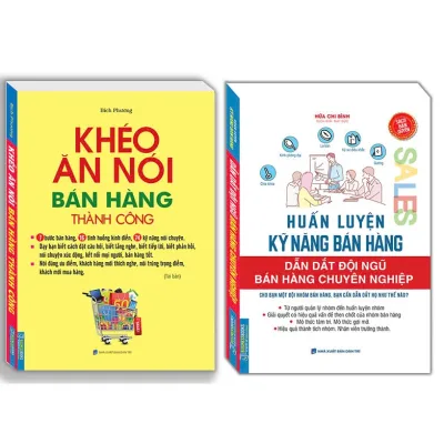 Sách - Combo 2c Khéo ăn nói bán hàng thành công & Huấn luyện kỹ năng bán hàng