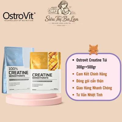 Bột Creatine Ostrovit siêu mịn (500g, 300g) hàng nội địa Ba Lan