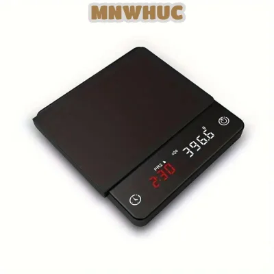 Cân nhà bếp thông minh Mini MNWHUC, Chức năng hẹn giờ có thể sạc lại Cân cà phê kỹ thuật số, Màn hình kỹ thuật số Unisex Dung tích 2kg 0,1g Cân cà phê chính xác Nhà bếp