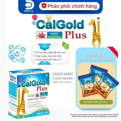 Supports Absorption of Organic Calcium, Vitamin K2D3 [Tpbvsk Calgold Plus Deer] - H/20 Tubes X10Ml