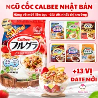 Ngũ cốc Calbee Nhật Bản Mix Sữa Trái Cây Sấy Granola Ăn Sáng Eatclean Lanna Store