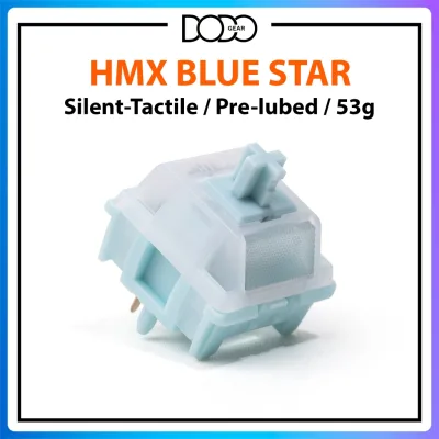 Switch HMX Blue Star 5 PIN Silent Tactile 53g công tắc bàn phím Switch HMX Blue Star DoDo Gear
