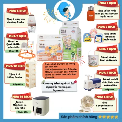 Tã/ Bỉm MAMOGOM Premium Care hữu cơ cao cấp công nghệ Hàn Quốc dán/ quần đủ size S62/M52/M48/L44/XL40/XXL38 MECAHEO