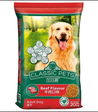 Classic Pets Adult Grain Food for Adult Dogs, 20kg Bag
