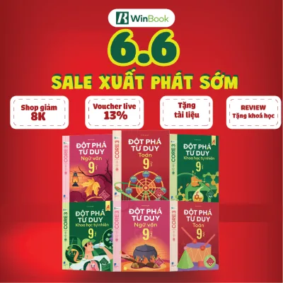 Sách - Đột phá tư duy Lớp 9 - Toán, Ngữ văn, Khoa học tự nhiên (Dùng cho cả 3 bộ SGK) | WinBook