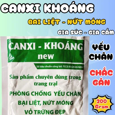 Canxi Khoáng bổ sung đầy đủ các chất cần thiết cho vật nuôi