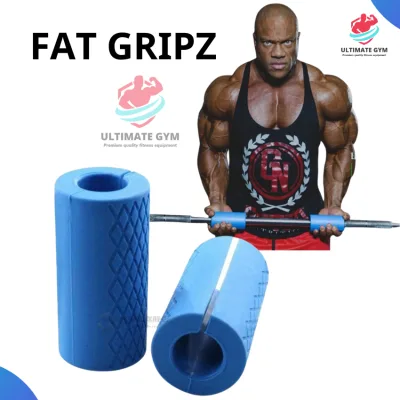 Fat Gripz, barbell grips, dụng cụ hỗ trợ cầm nắm tập gym tập tay, phụ kiện thể hình tập cẳng tay ULTIMATE GYM