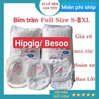 50-100 Miếng TÃ/Bỉm Quần/DÁN HIPGIG A / BESOO TRẦN BO MONG Đủ Size S/M/L/XL/2XL/3XL