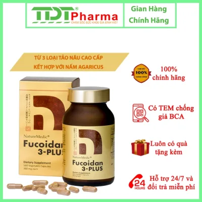 Thực phẩm chức năng Fucoidan 3-Plus Nhật Bản. Hộp 160 viên