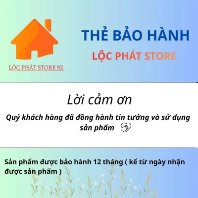 THẺ BẢO HÀNH 12 THÁNG - LỘC PHÁT STORE 92