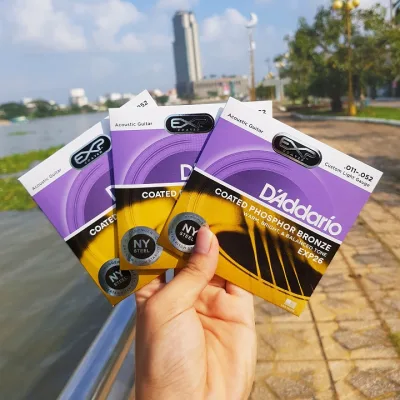 Dây đàn Guitar Acoustic D'Addario EXP26 | Size:11 | MADE IN CHINA | 1 bộ gồm 6 dây E-A-D-G-B-E