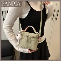 PANPIA Của phụ nữ đi lại xô Túi xách Crossbody hộp nhỏ Túi xách dây kéo đóng cửa thời trang đa năng túi xách