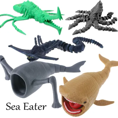 Quái Vật Biển El Gran Maja Bloop Ma Leviathan 3D In Đồ Chơi Quái Vật Biển Nhân Vật Hành Động Sưu Tập Quà Tặng