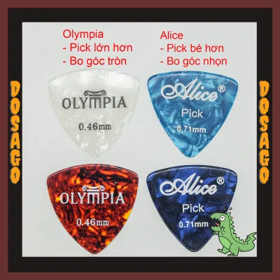 Chính hãng - Pick Olympia Triangle cao cấp cho guitarist chuyên nghiệp nhiều size pro