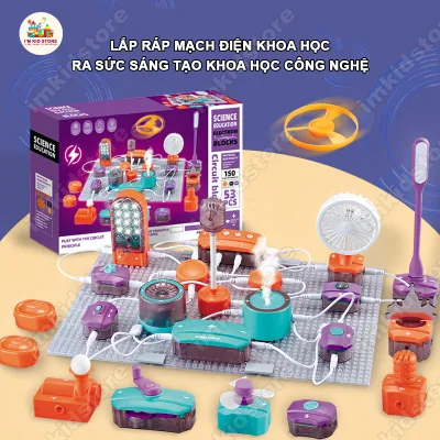 Stem Physics Circuit Experiment Set - Assembling Scientific Models for Children - Creative Educational Toys