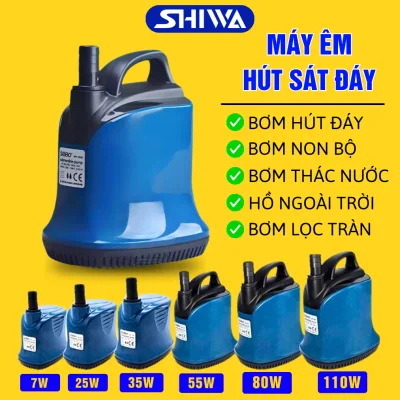 Bơm Bể Cá - Máy Bơm Chìm Hút Đáy SOBO 7w,25w,35w,55w,80w,100w Bơm Hút Cặn Thay Xả Nước Cho Hồ Cá SHIWA