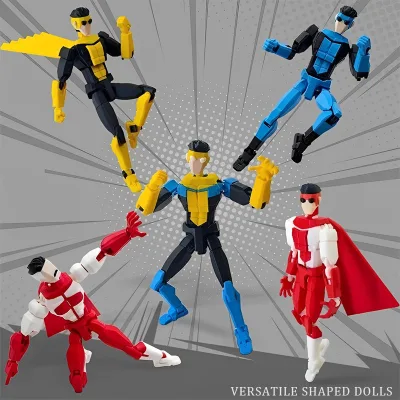 Mark Grayson Invincible 3D In Hình Hành Động Đồ Chơi Sưu Tập Tư Thế Đa Năng