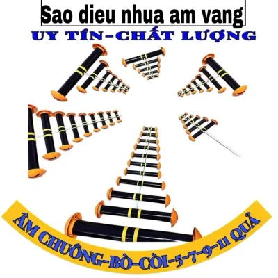 Sáo Diều nhựa ÂM VANG cao cấp siêu nhẹ ,siêu bền sáo chuông,bò,còi 5-7-9-11-15 quả